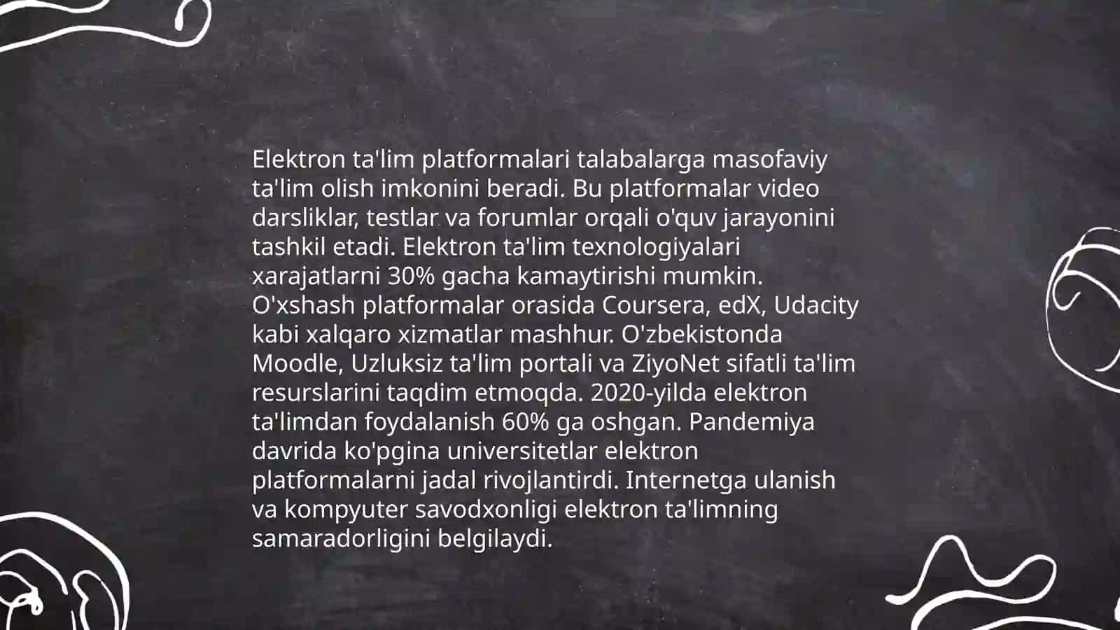 O’quv jarayonida axborot texnalogiyalarining asosiy yo’nalishlari va ularni qo’llash 4