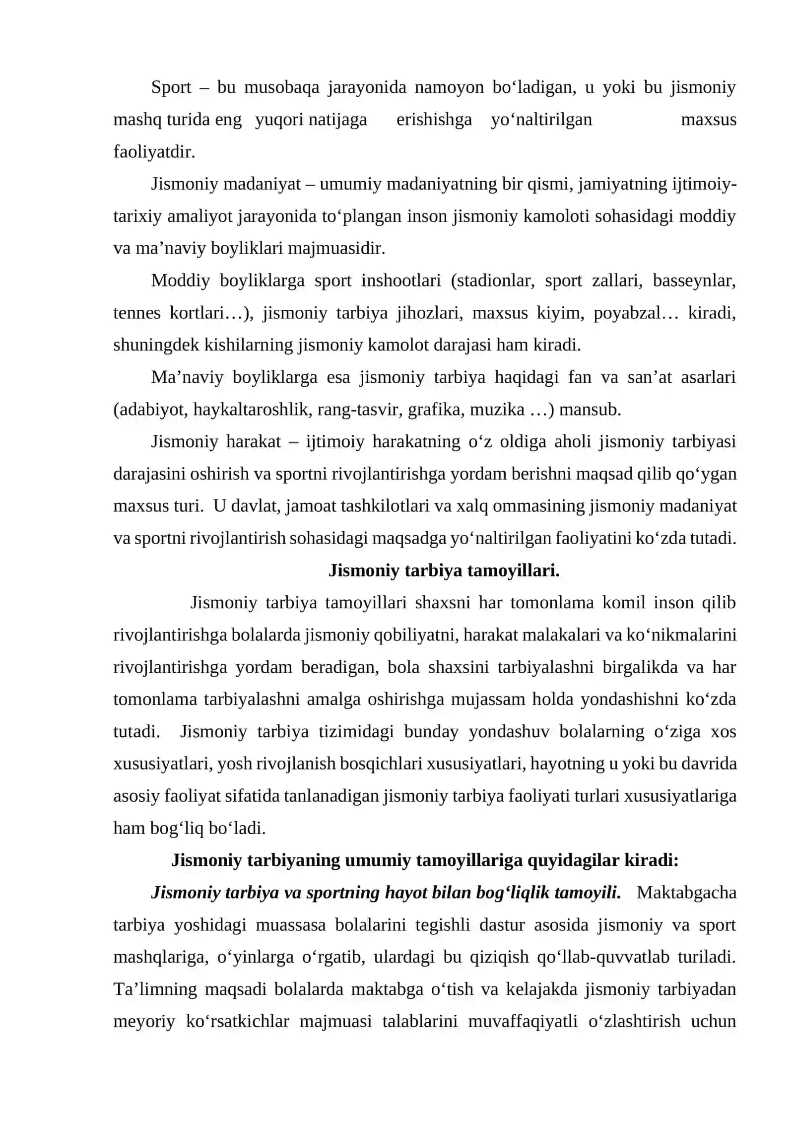 Maktabgacha ta'limda jismoniy tarbiya metodikasining asosiy tushunchalari 4