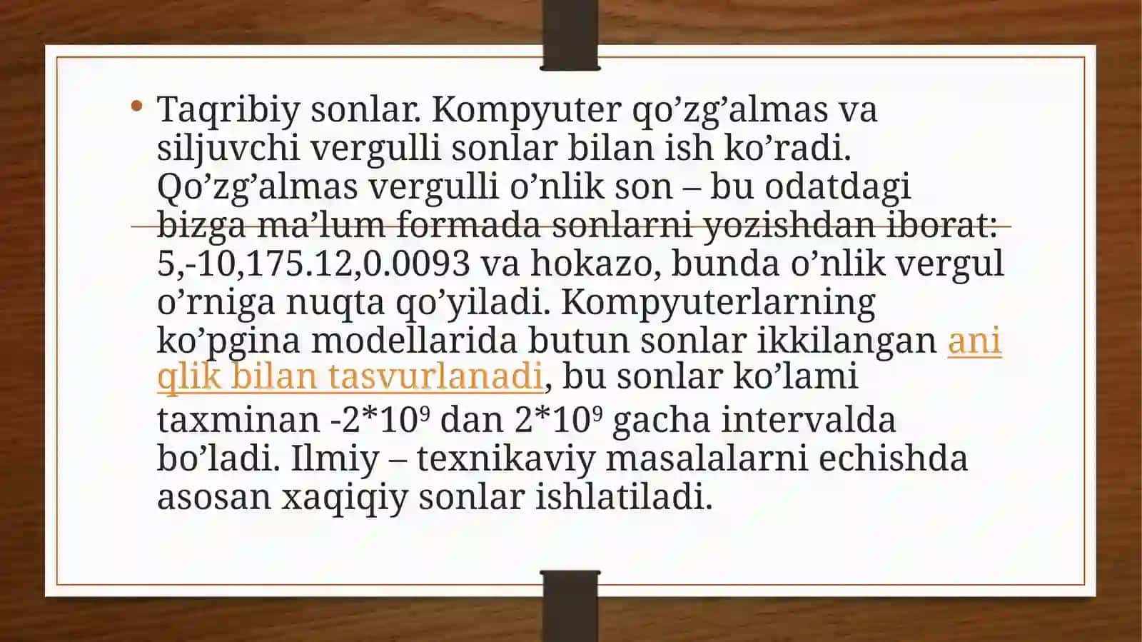 Taqribiy hisobabsolyut va nisbiy xatólar 4