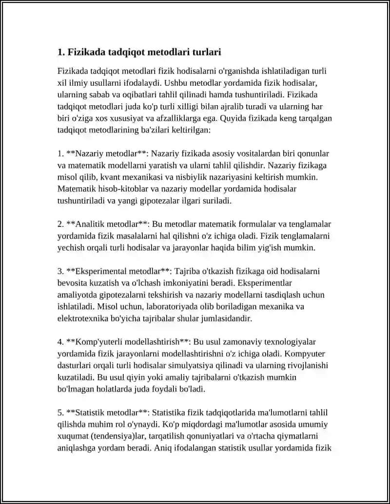 FIZIKA TA’ILMIDA TURLI TADQIQOT METODLARI 4