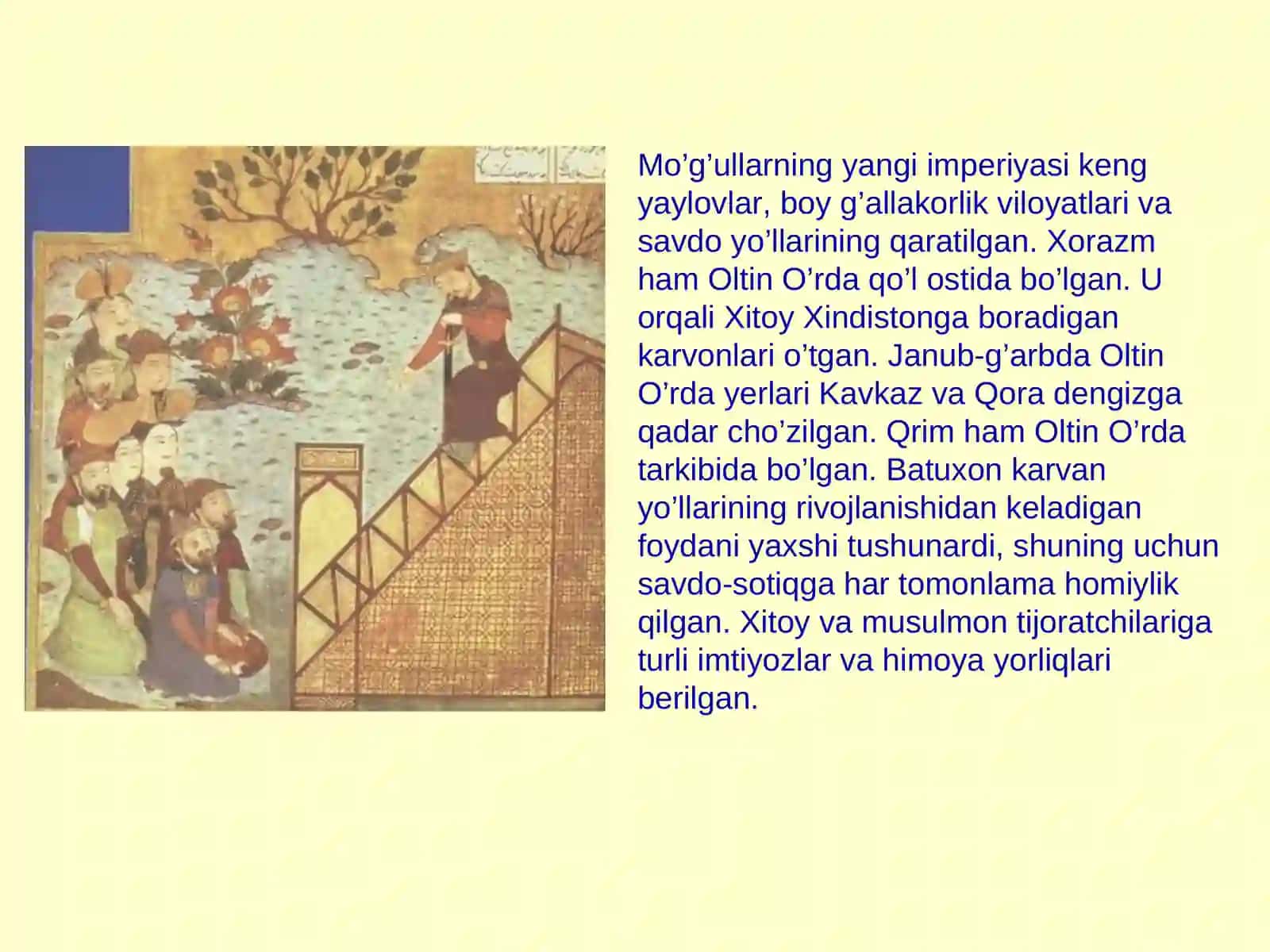 Mo'g`illar. Chingizxonning O`rta Osiyoni bosib olishi 4