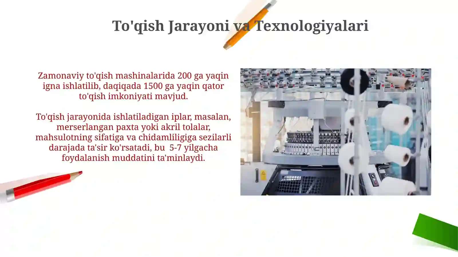 Zamonaviy To'qish Mashinalari 4