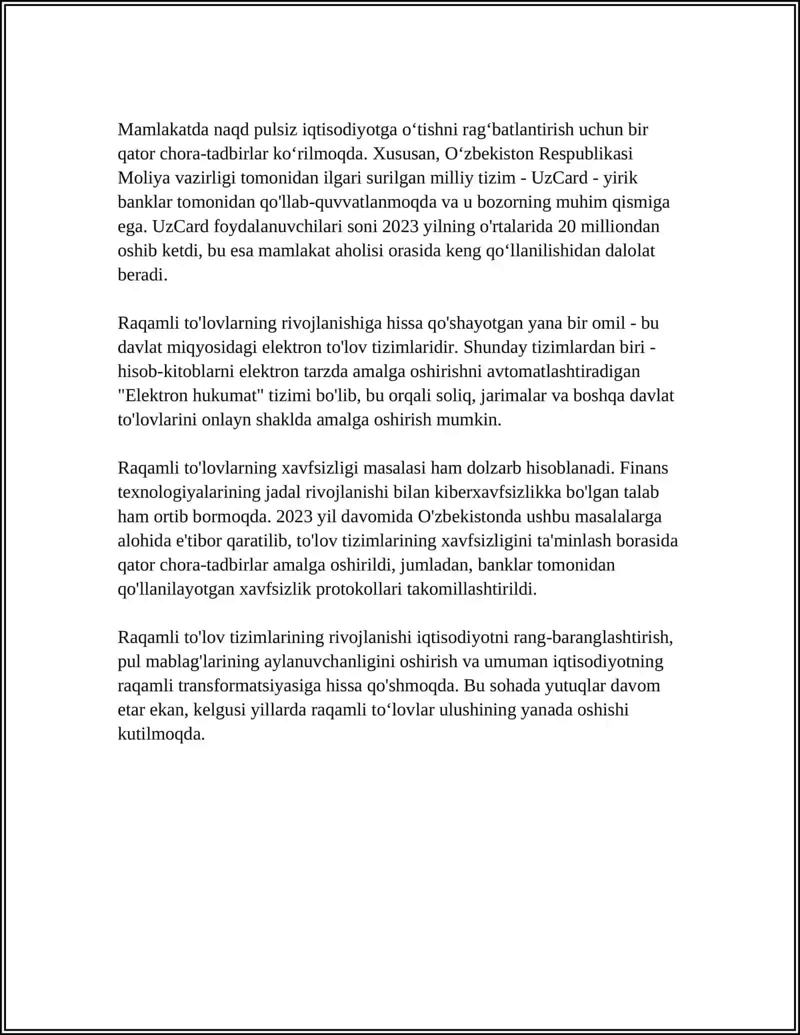 RAQAMLI IQTISODIYOTNING ASOSIY TEXNALOGIYALARI 4