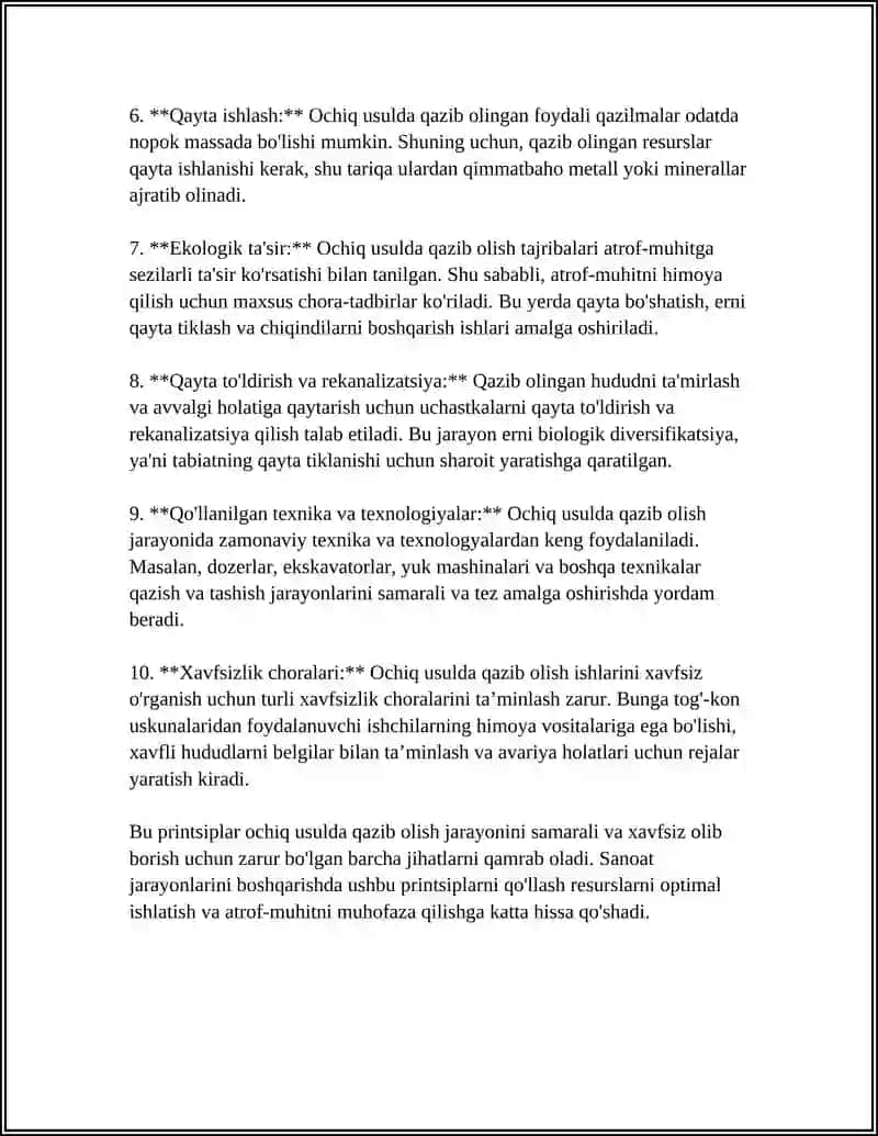 OCHIQ USULDA QAZIB OLISH TIZIMLARI KLASSIIFIKATSIYALARI 4