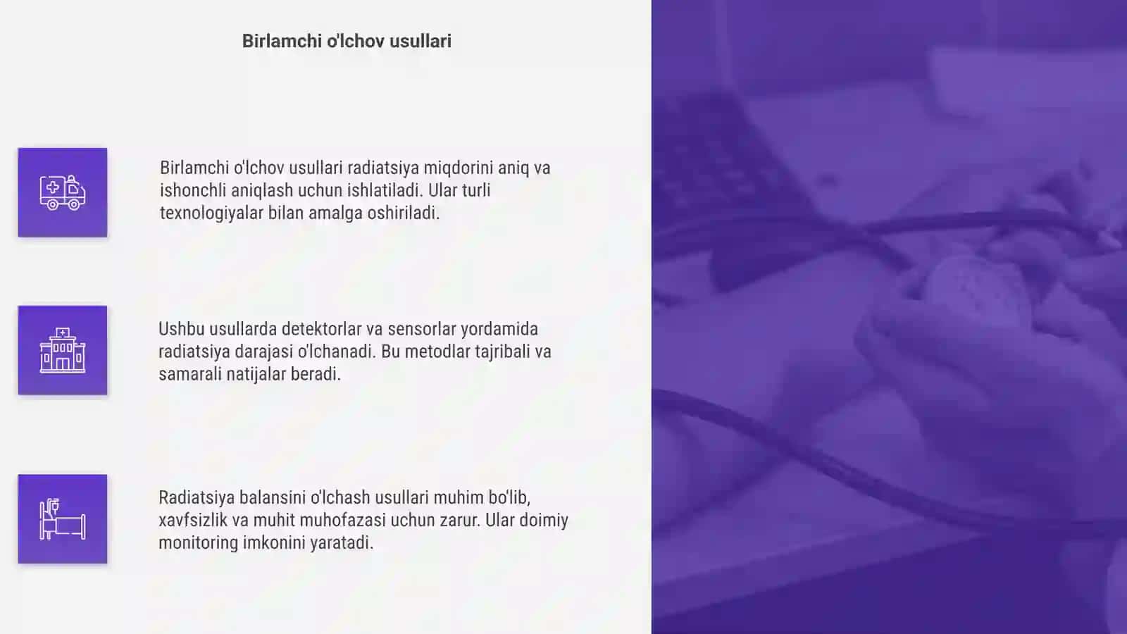 Radiatsiya balansini o'lchash usullari va asboblari 4