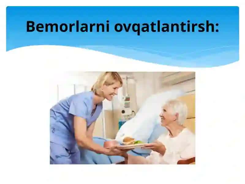 Xirurgik bemorlarni operatsiyadan keyingi davrda parvarish qilish asoslari 4