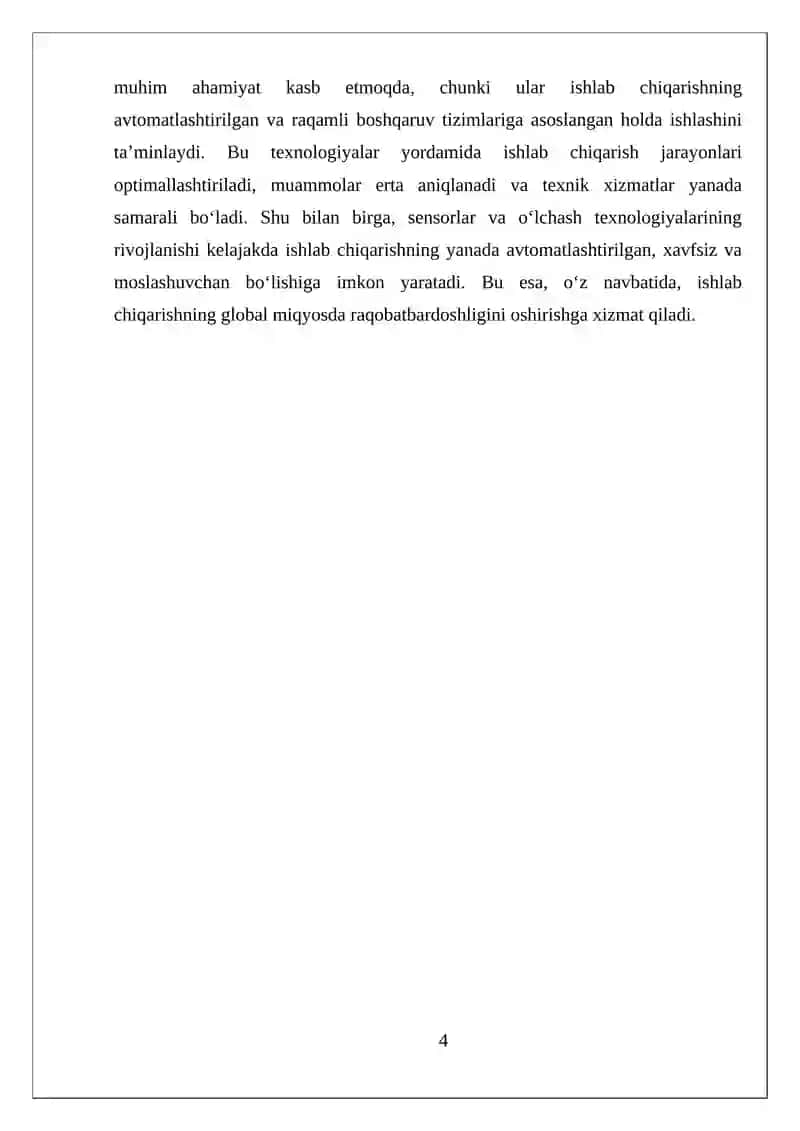 Avtomatlashtirilgan ishlab chiqarishda simsiz aloqa va IoT texnologiyalari 4