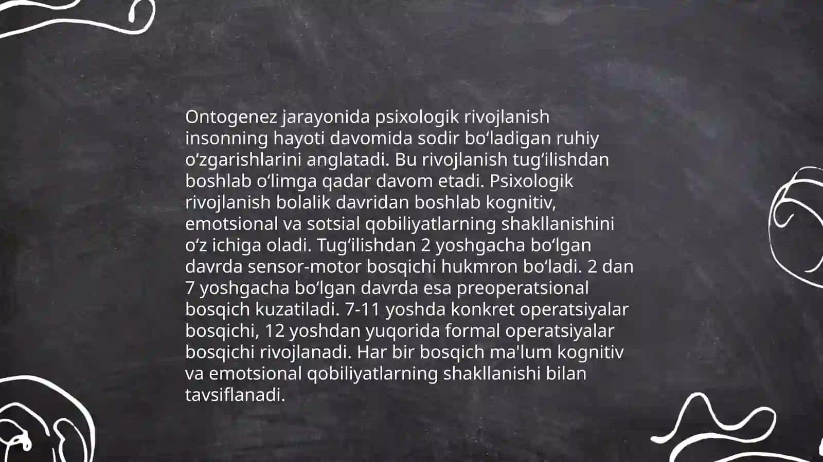 Rivojlanish psixologiyasi fani predmeti 4