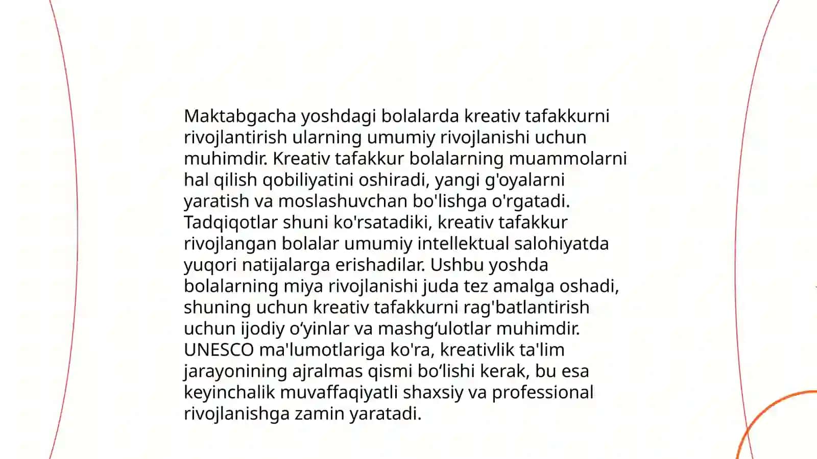 Maktabgacha va boshlangʻich taʼlim yoshdagi bolalarda kreativ tafakkurini rivojlantirish usullari 4