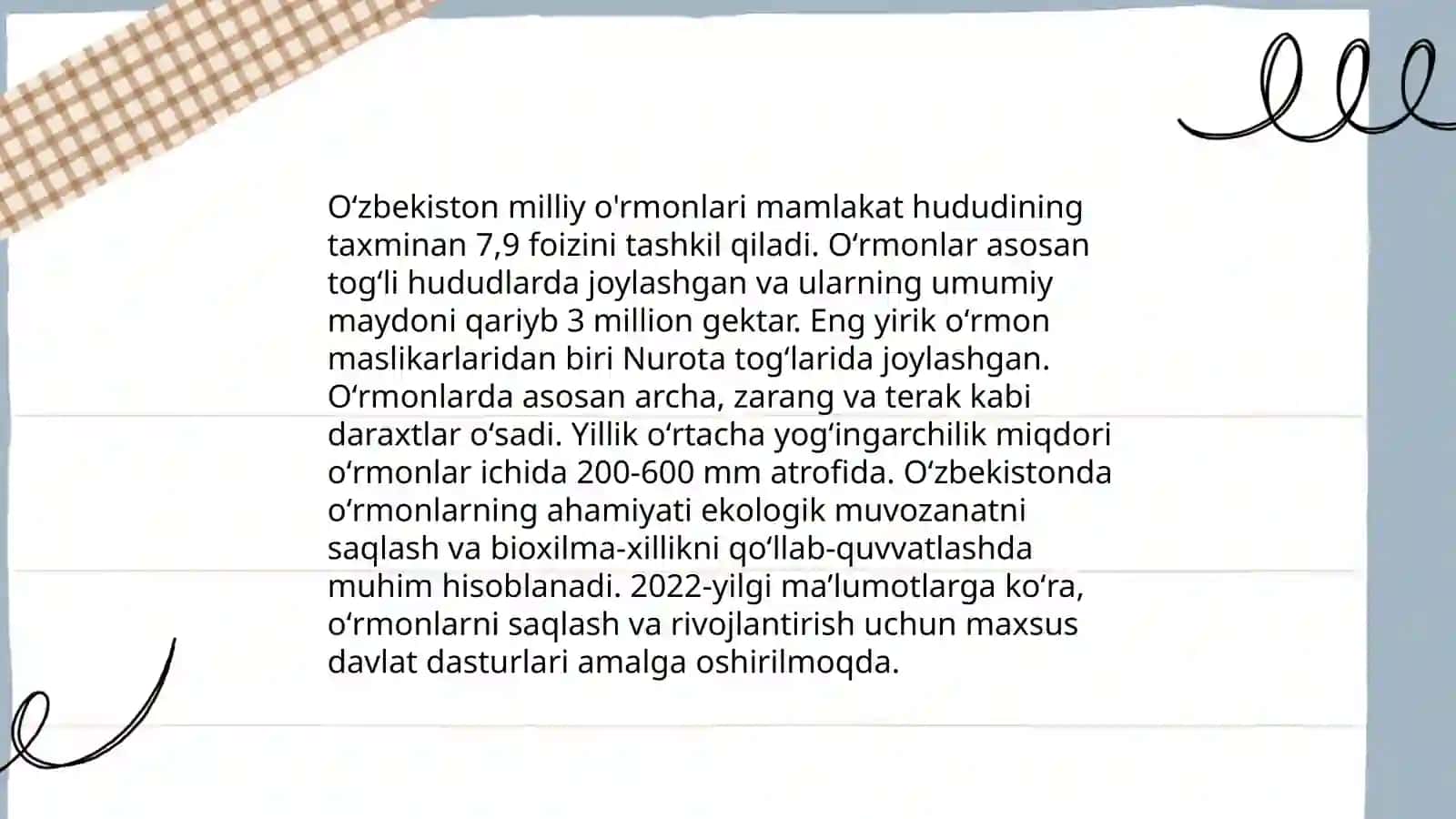 Oʻzbekiston oʻsimliklari va ularni muhofaza qilish 4