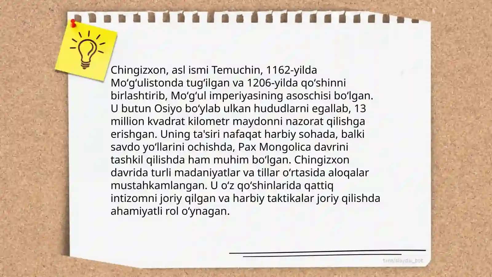 Mo'g'ullarning Orta Osiyoga yurishlari 4