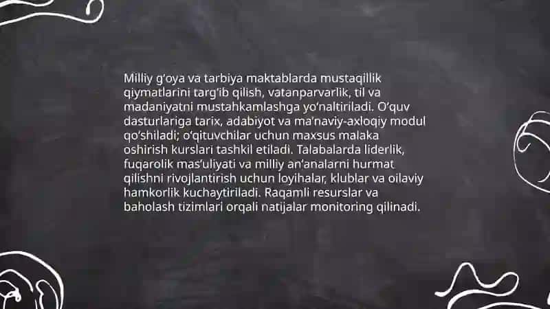 O'zbekiston Mustaqilligi va ta'lim tarbiyaga yangicha yondashuv 4