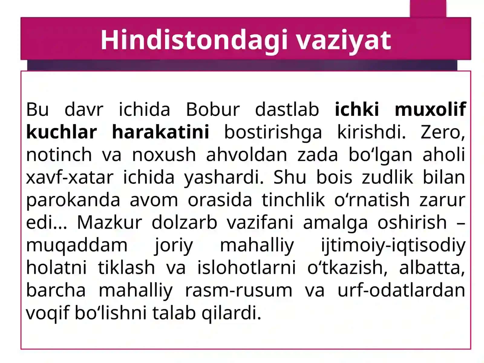 ZahiriddinMuhammadBobur hayoti va ijodi. G‘azallari 4