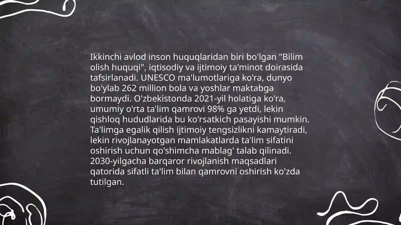 Fuqarolarning bilim olish huquqi 4