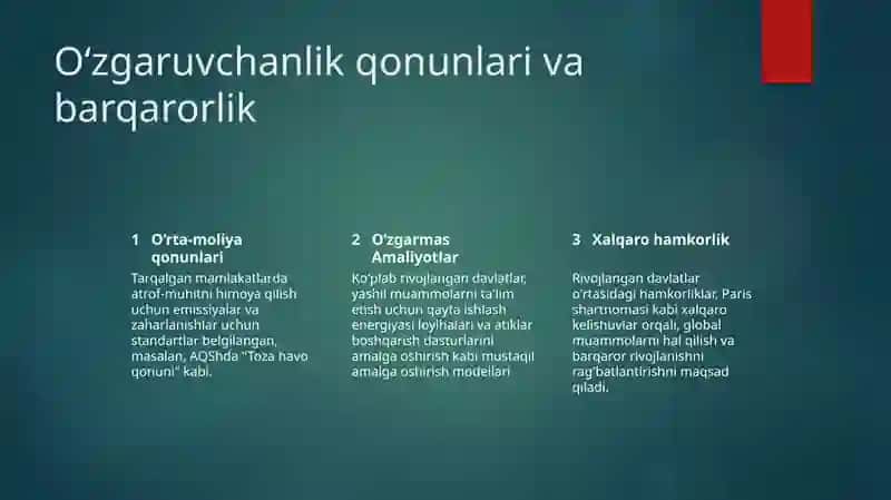 Rivojlangandavlatlardayashilo‘sishnita'minlashmodellari 4