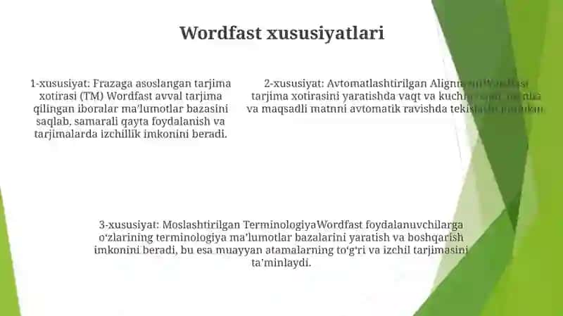 Wordfast Ilovasi Yordamida Matnlarning Iboralar Bazasini Shakllantirish 4