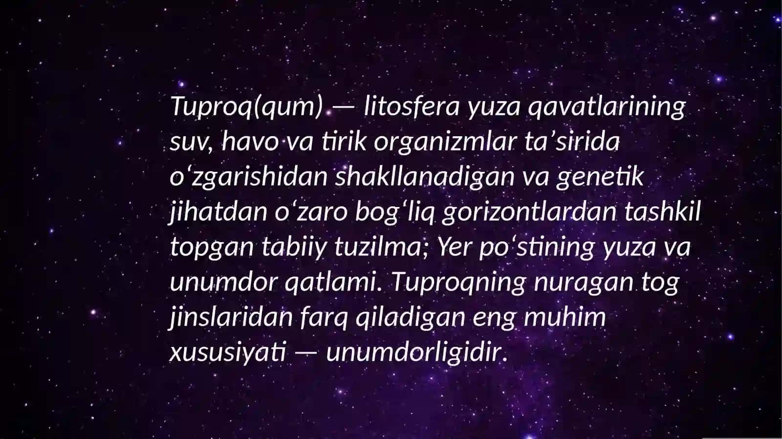 Tuproqshunoslik ta‘lim yo'nalishi 4