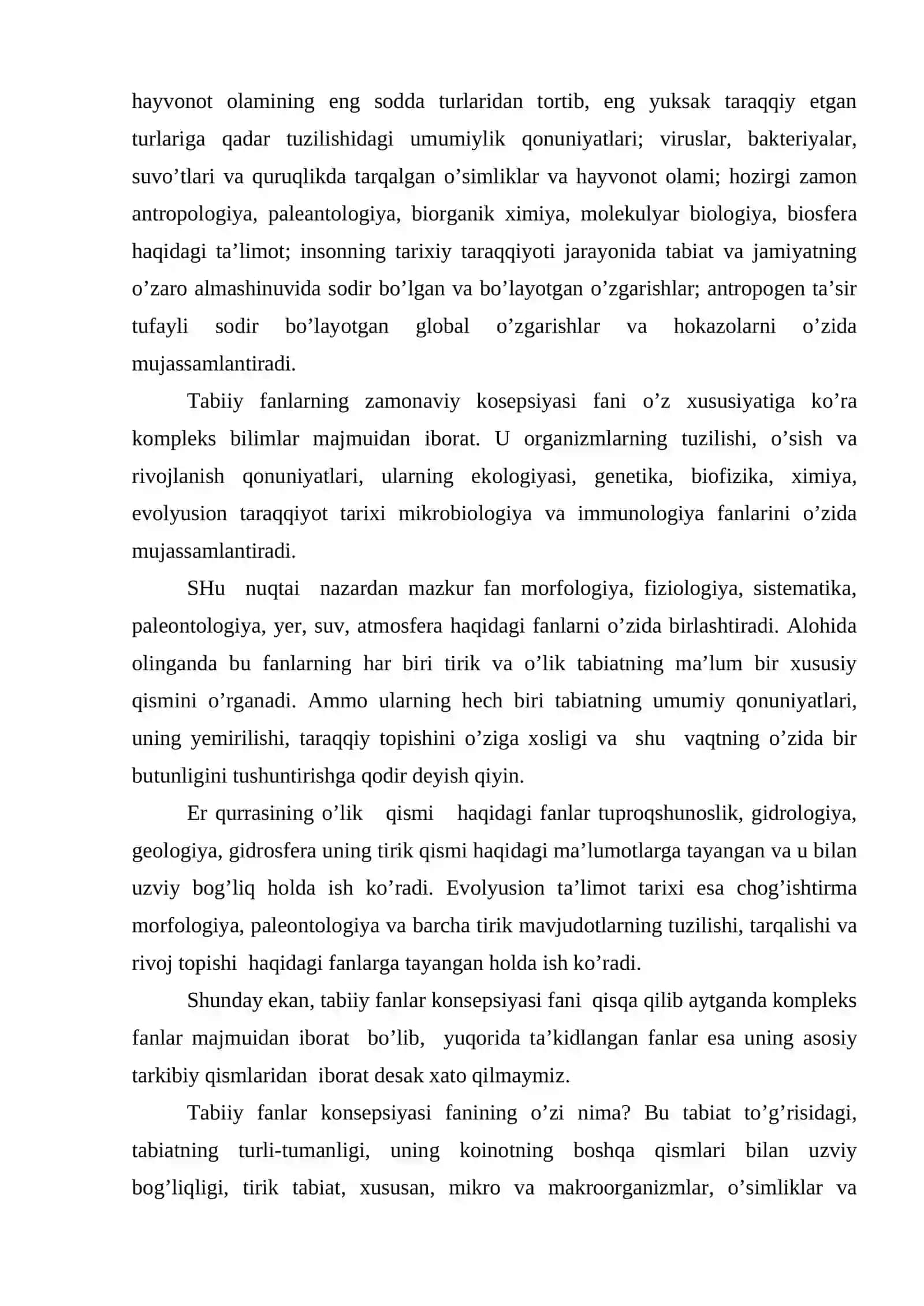 Tabiiy fanlarning zamonaviy konsepsiyasi 4