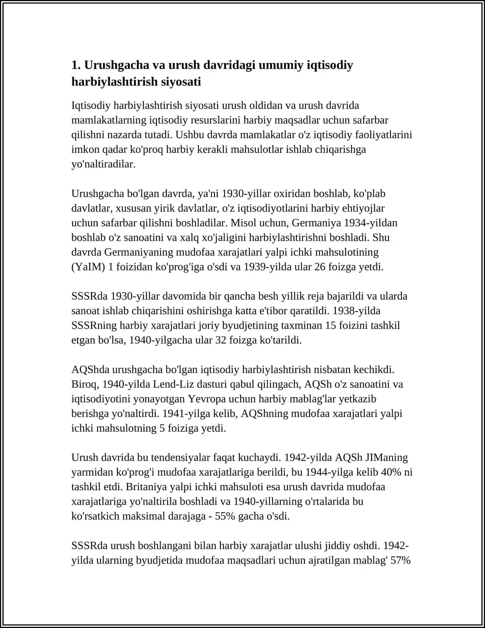 Urushdagi iqtisodiy harbiylashtirish 4
