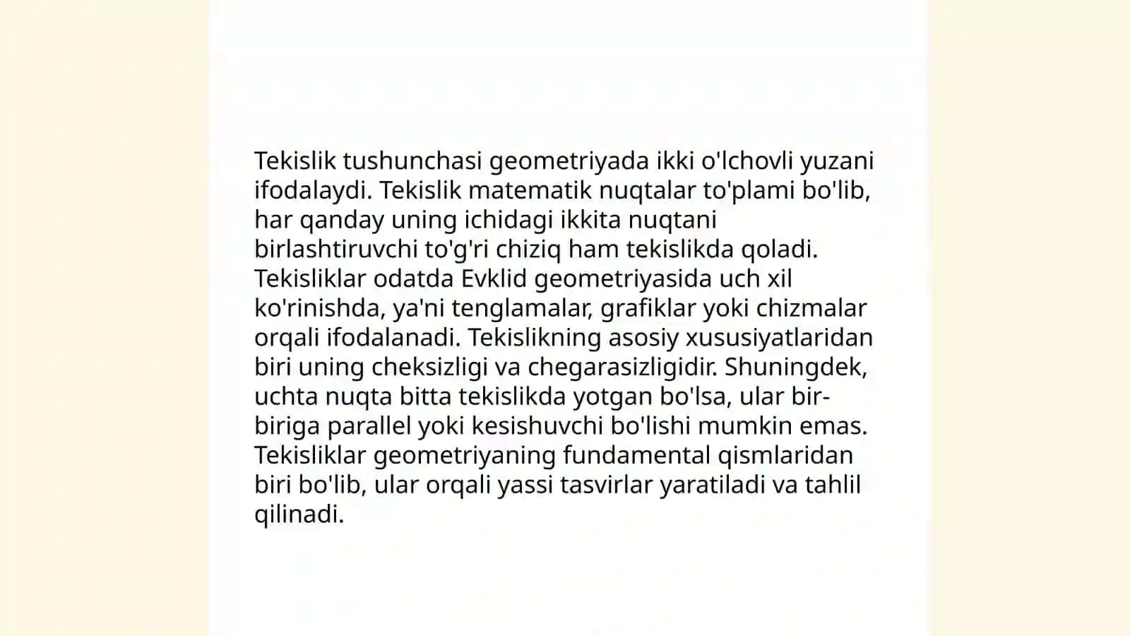Fazoviy figuralarning tekislik bilan kesimlarini yasash 4