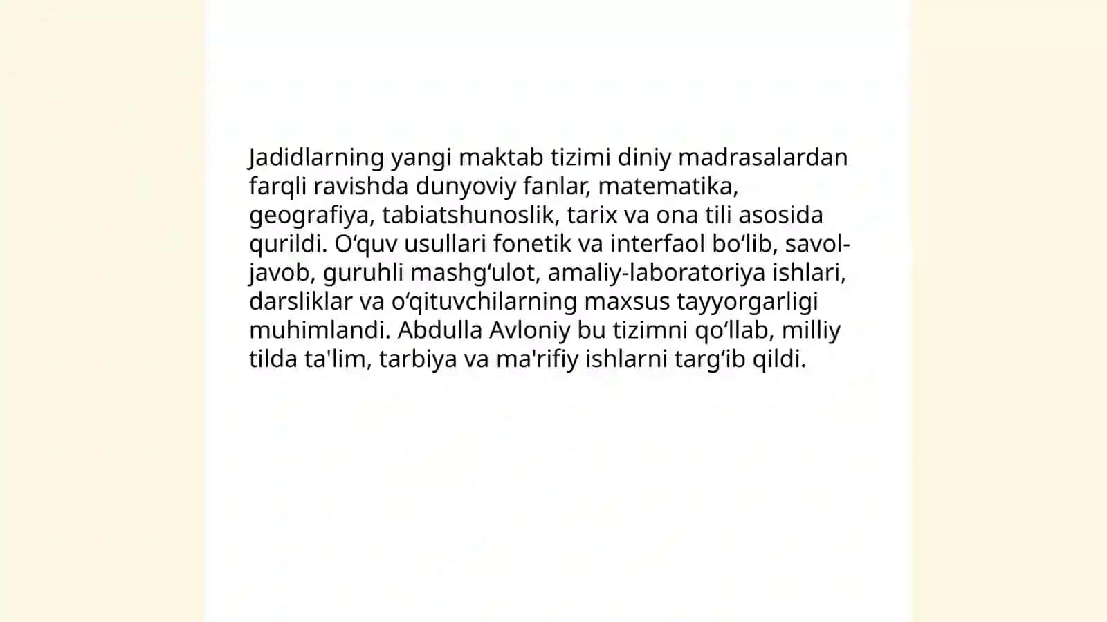 Jadid marifatparvarlarining pedagogik qarashlari 4