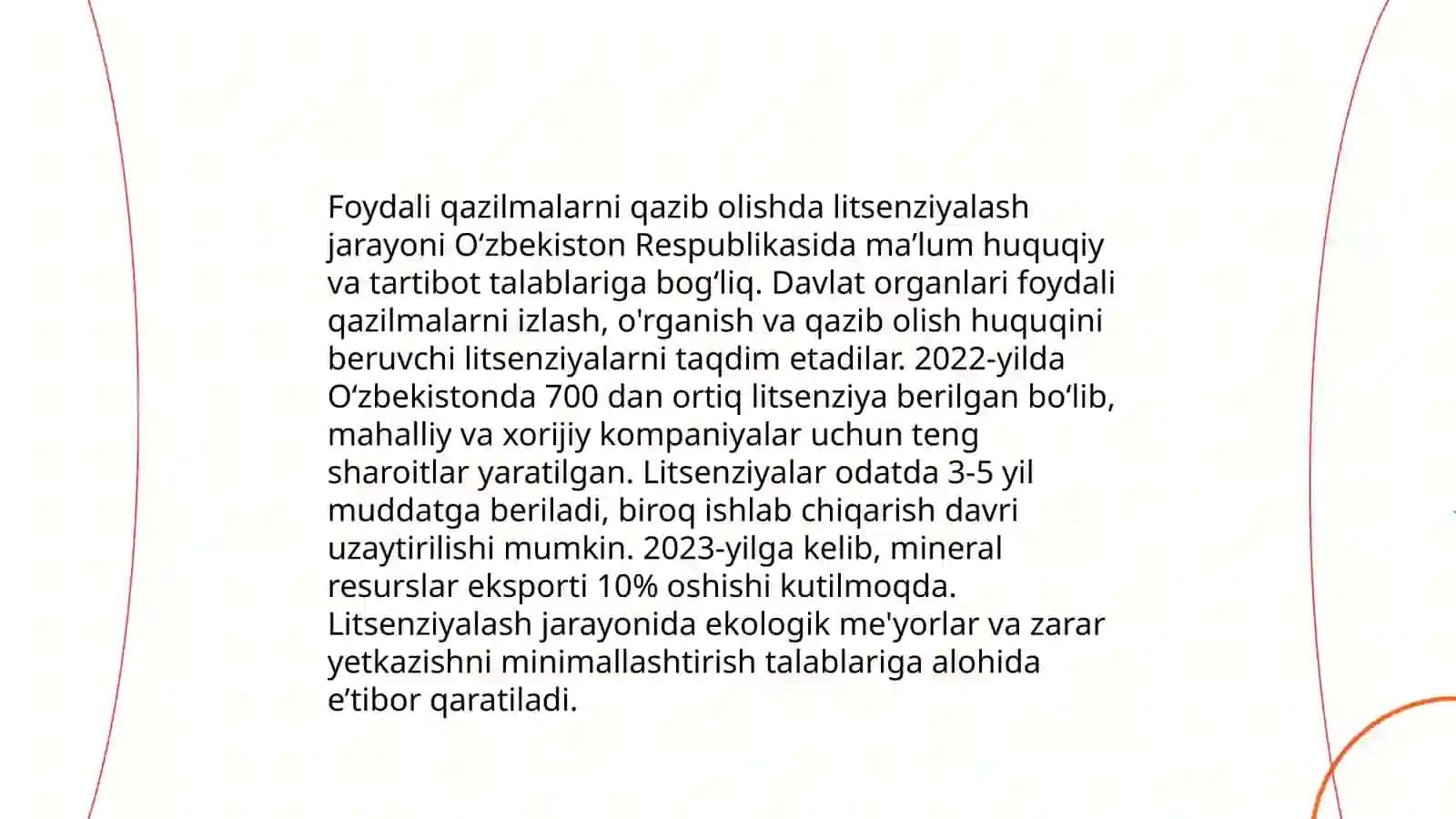 Foydali qazilmalarni razvetka qilish va qazib olishning huquqiy asoslari 4