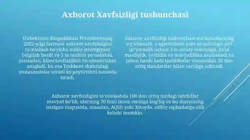 Axborot xavsizligi kirish 4