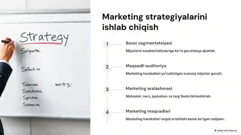O'zbekistonda marketing faoliyatini tashkil etish 4