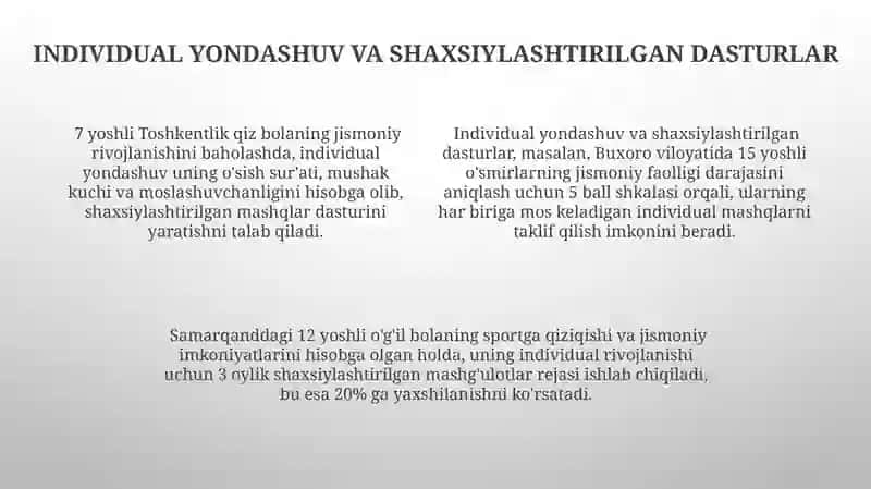 Bolalar va òsmirlarning jismoniy rivojlanishini baholash 4