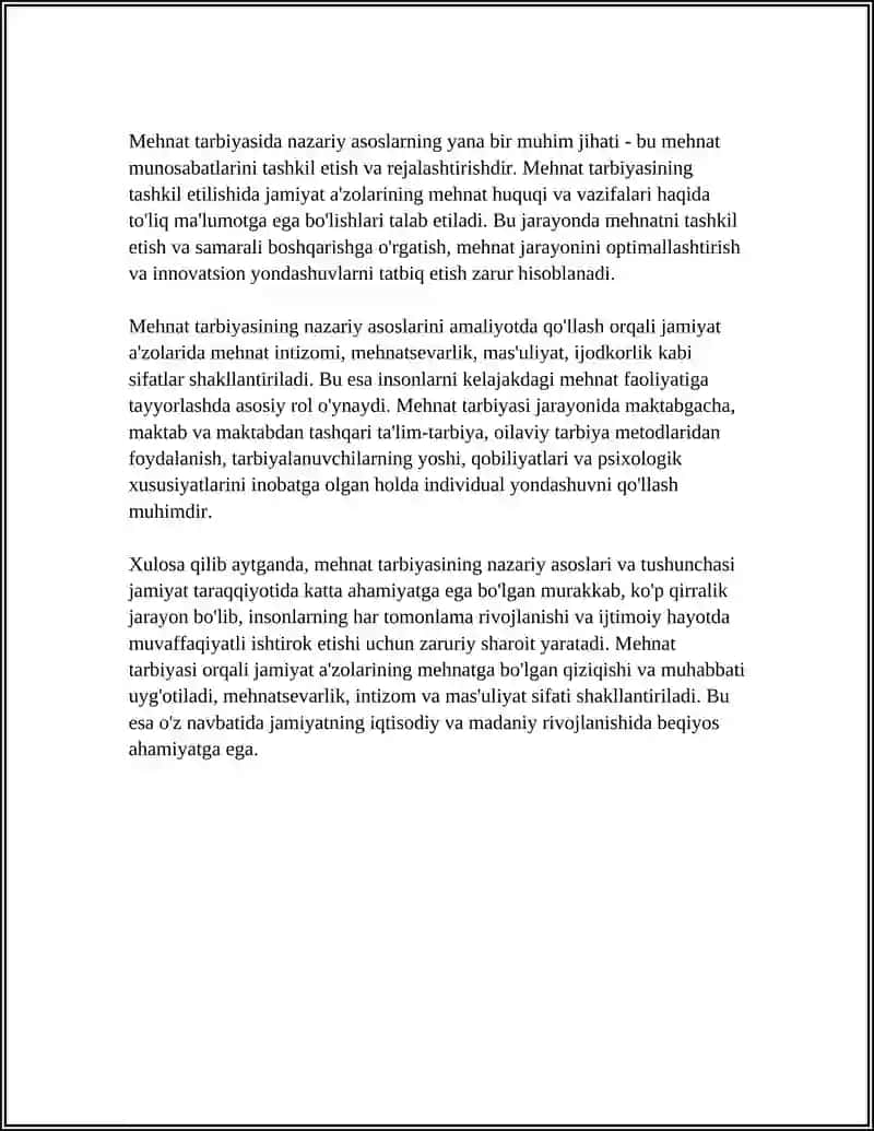 MEHNAT TARBIYASI VA UNING JAMIYAT TARAQQIYOTIDAGI O'RNI 4