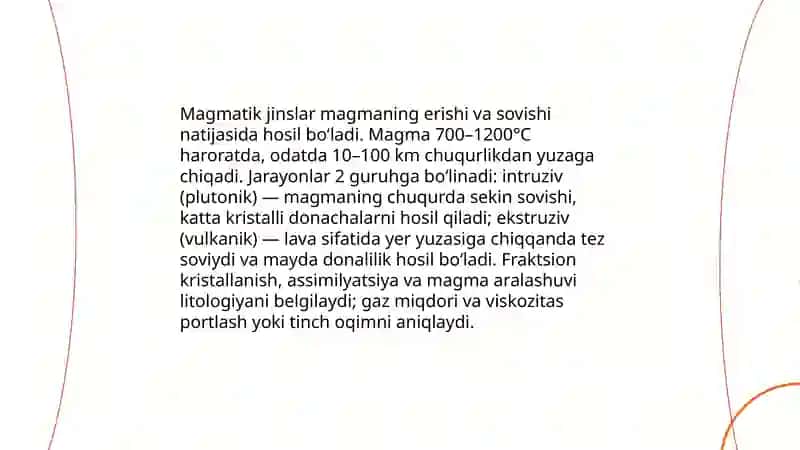 Togʻ Jinslarini paydo boʻlishi haqida maʼlumot 4