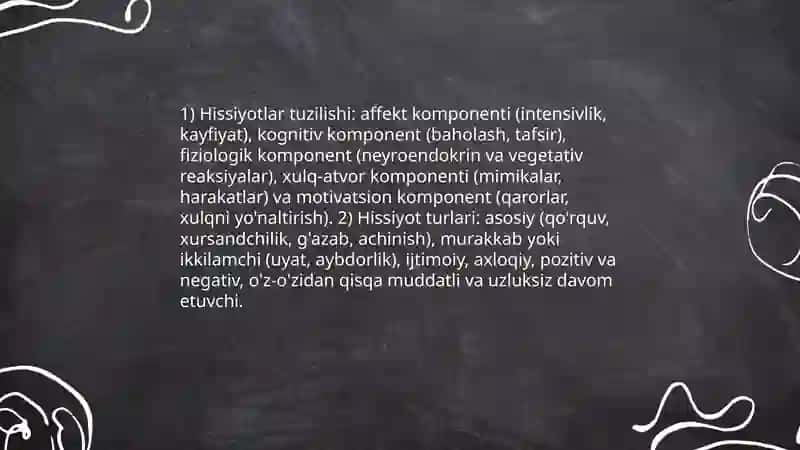 Shaxning hissiy irodaviy sohasi 4