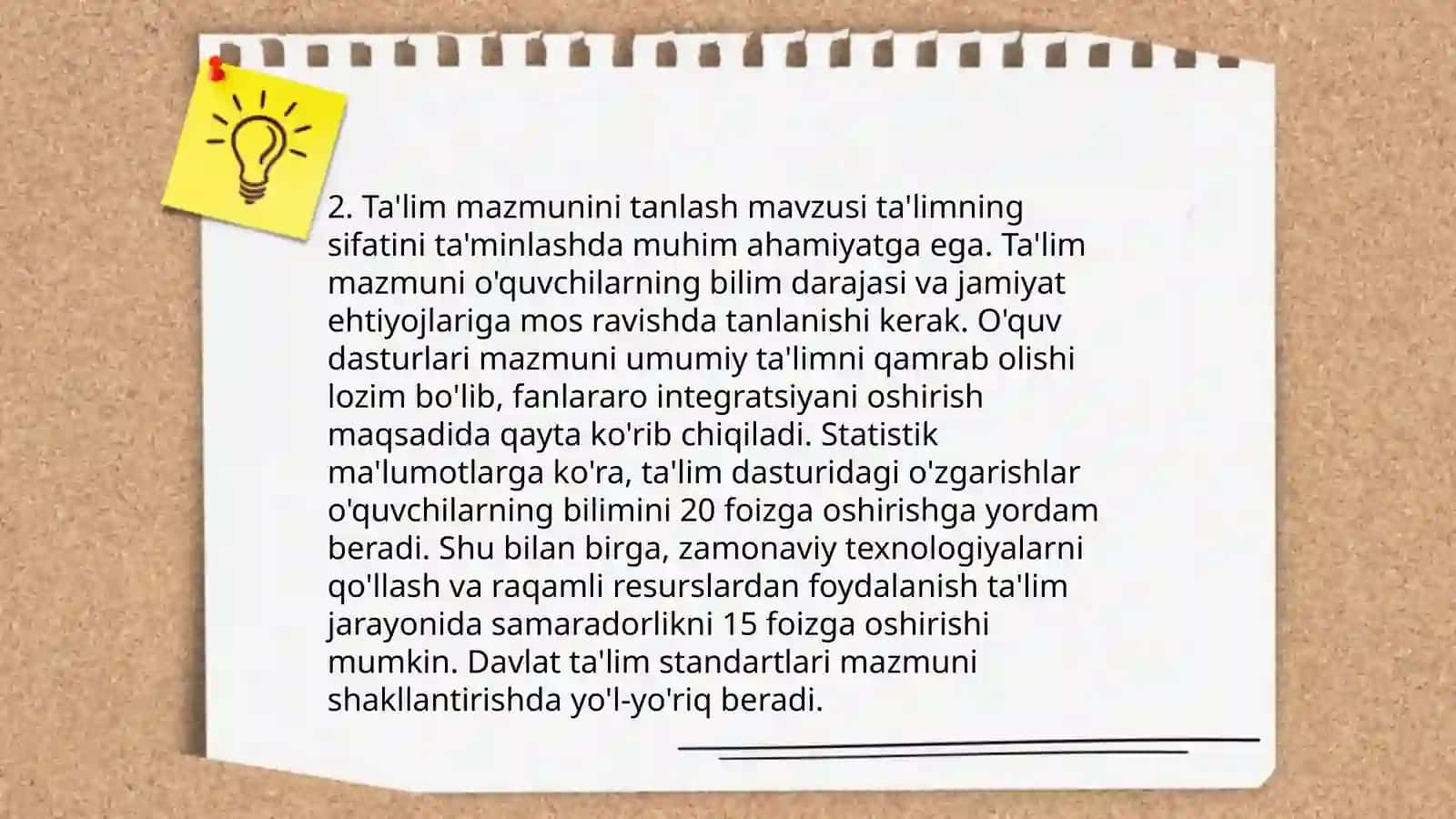 Ta'lim jarayonini rejalashtirish va loyihalashtirishning nazariy asoslari 4