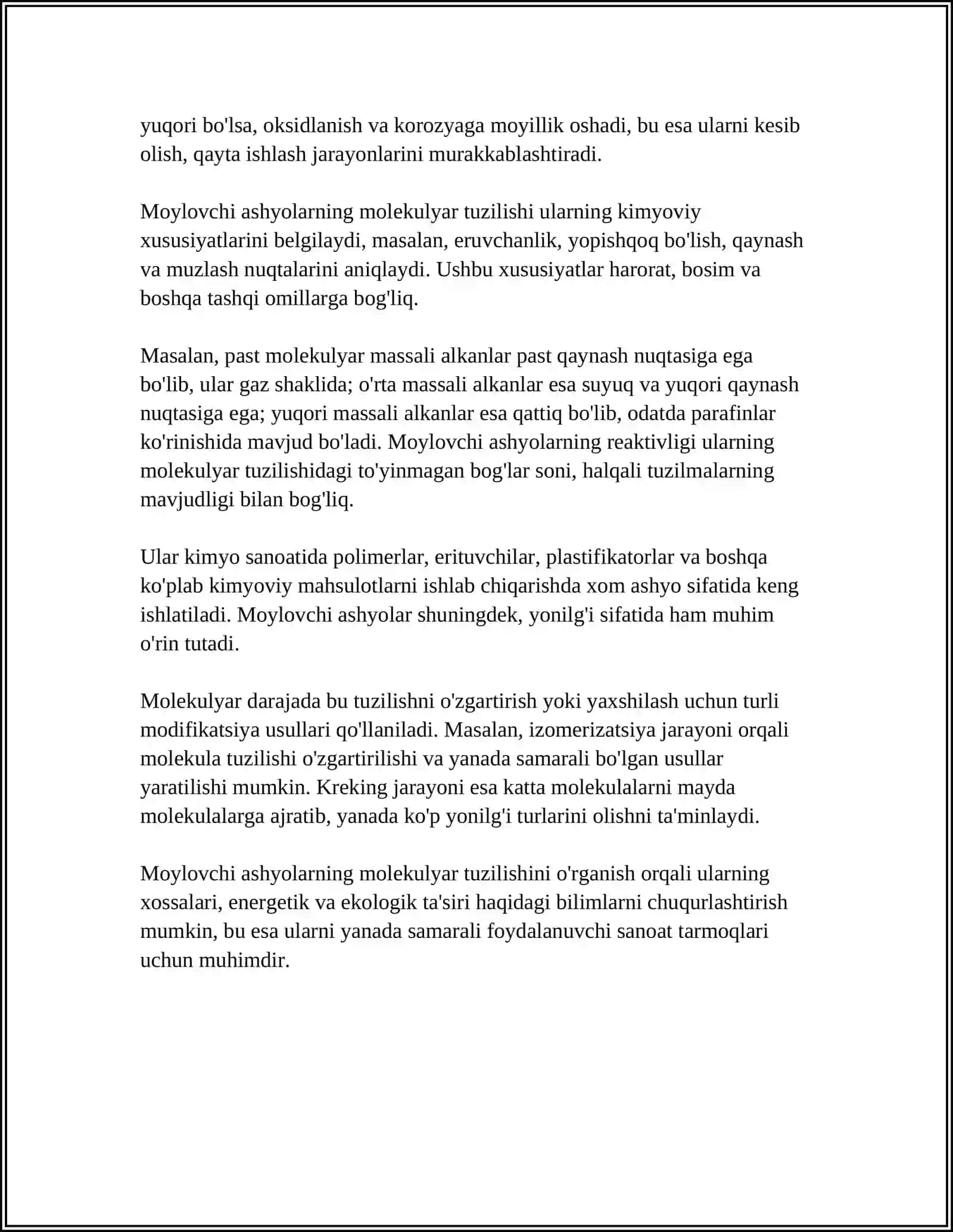 MOYLOVCHI ASHYOLARNI FIZIK-KIMYOVIY XARAKTERISTKALARI 4