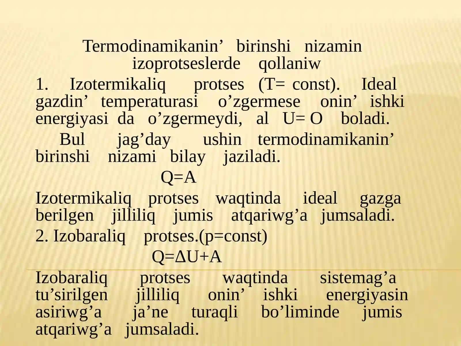 Ájiniyaz atındaǵı NMPIFizika – matematika fakulteti4 “A” – FAOM topar talabası 4