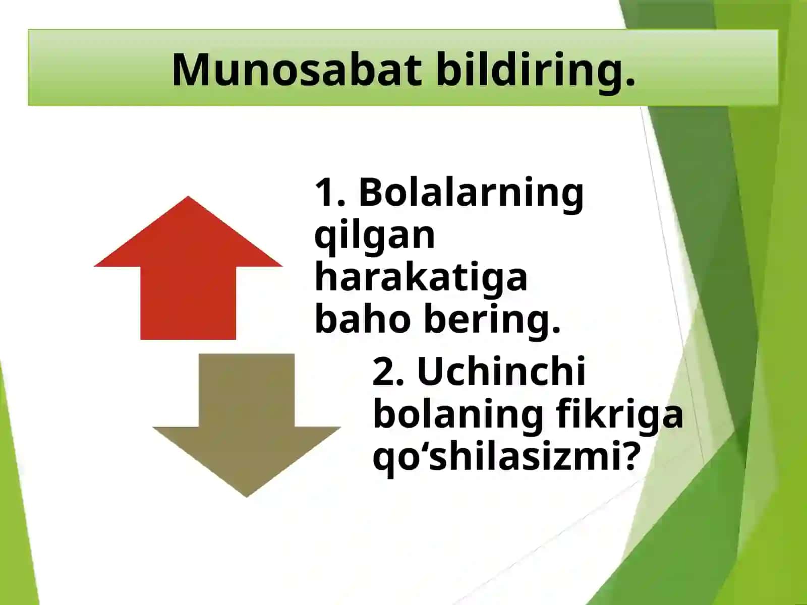 5-sinf. Yonma-yon kelgan unlilar talaffuzi va imlosi 4