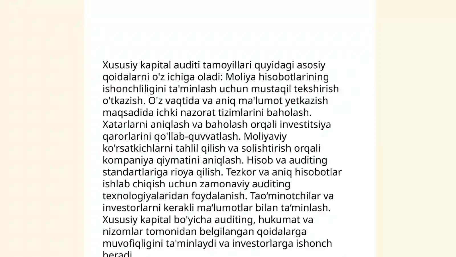 Xususiy kapital auditi 4