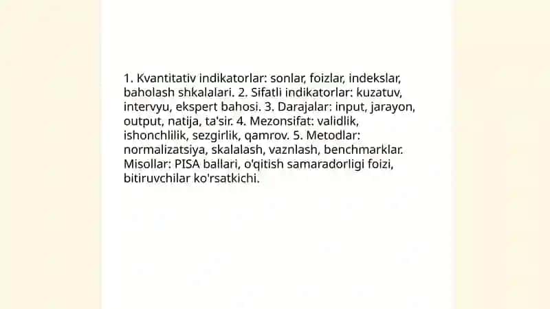 Xalqaro baholash mezonlari 4