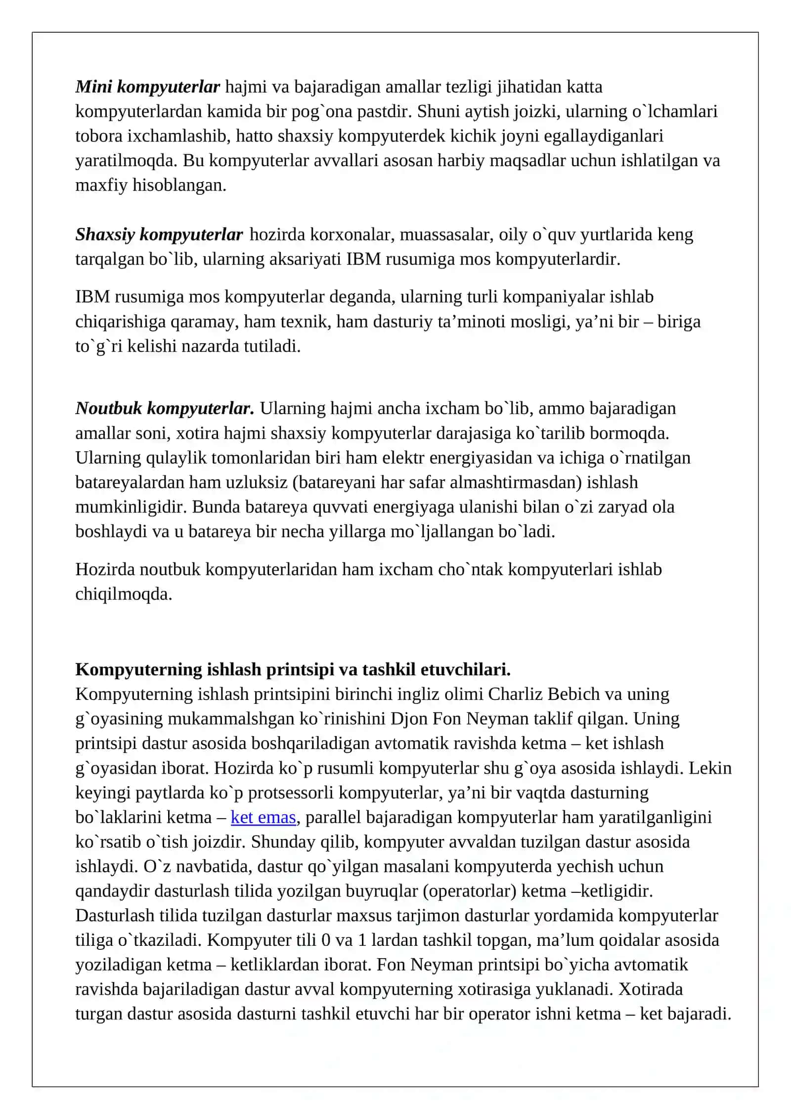 "Zamonaviy kompyuterlar va ularning arxitekturasi" 4