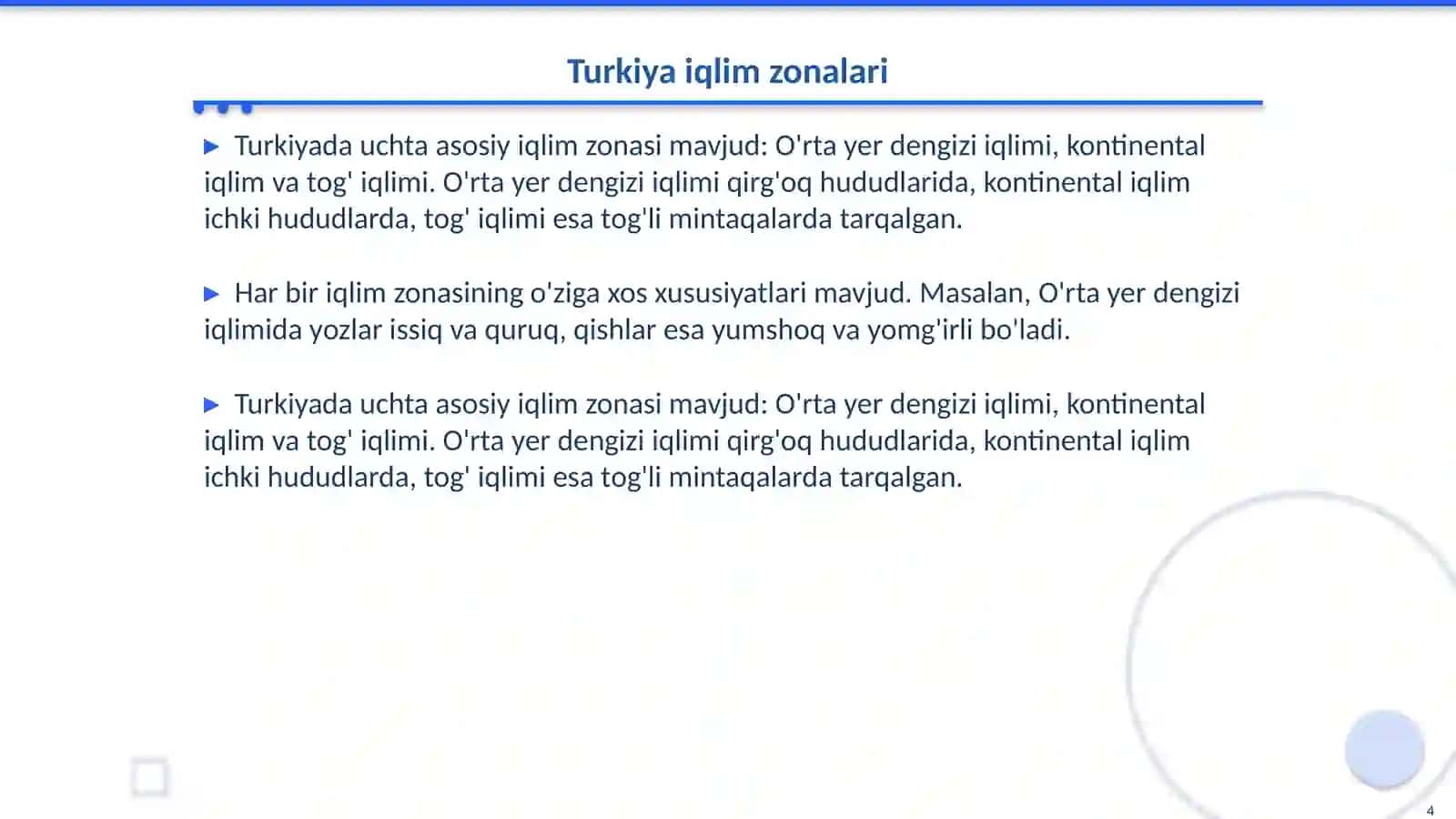 Turkiyaning iqlimi va uning xususiyatlari 4