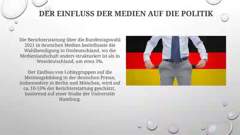 Die Rolle der Wirtschaft und die Bedeutung der Masse medien von Deutschland 4