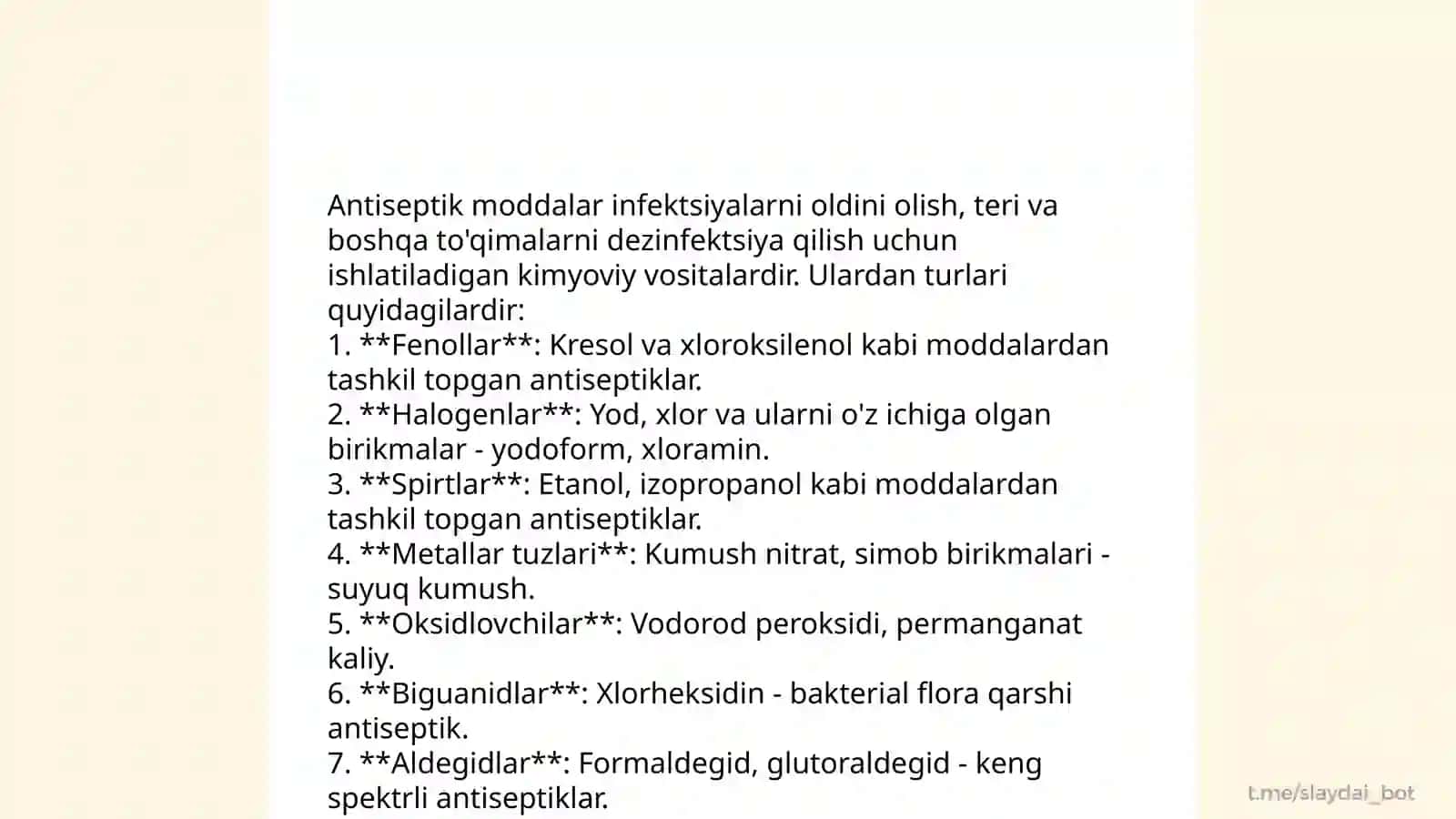 Antiseptika va Aseptika 4