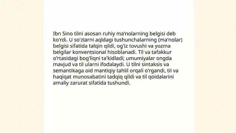 Sharq Mutafakkirlari til shakllanishiga oid qarashlari 4