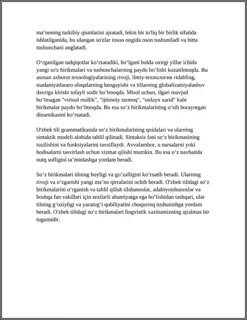SOʻZ BIRIKMASI SINTAKSISI 4