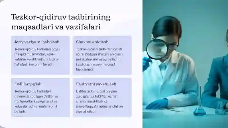 So'rov, ma'lumotlarni to'plash tadbiri 4