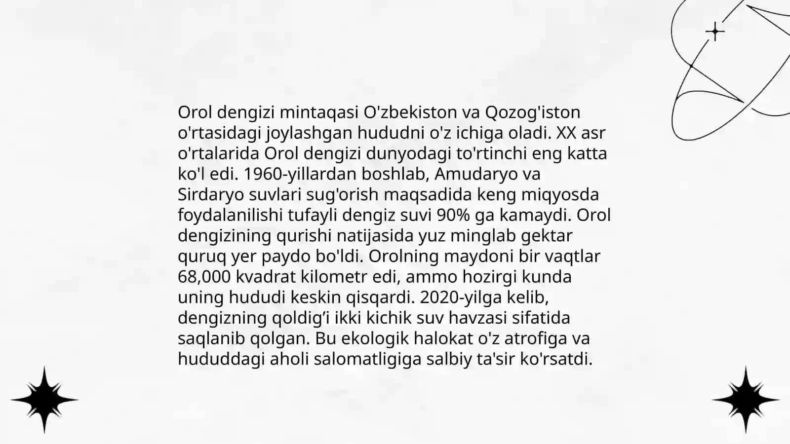 Ózbekistonning tabiiy sharoiti va iqlim resurslari 4