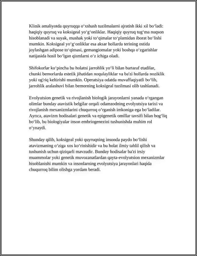 ODAMDA RIVOJLANISHNING FILOGENETIK NUQSONLARI 4