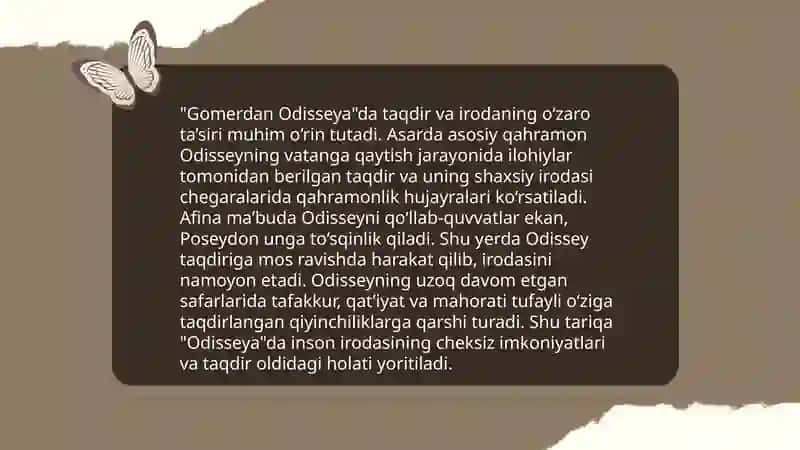 Homerning qahramonlar xarakterini yaratish mahorati ("Iliada" va "Oddisseya" dostonlari asosida) 4