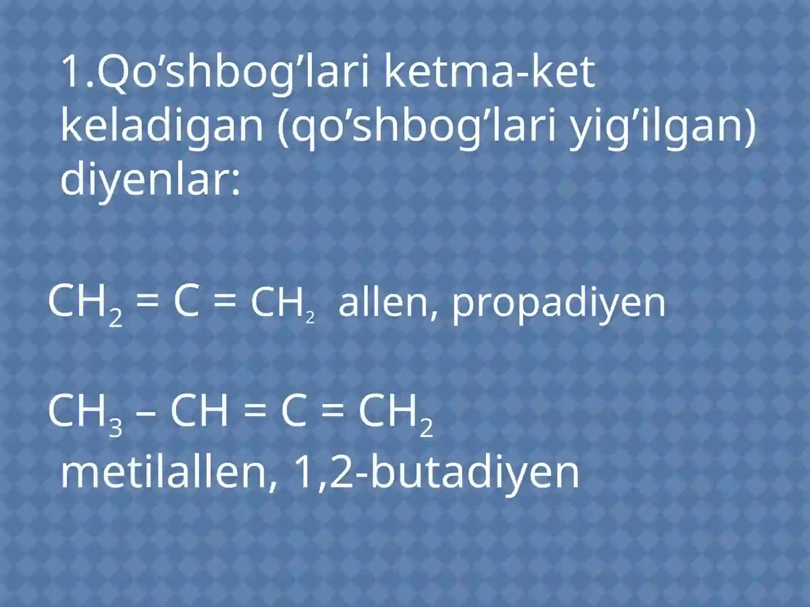 DIYEN UGLEVODORODLAR 4