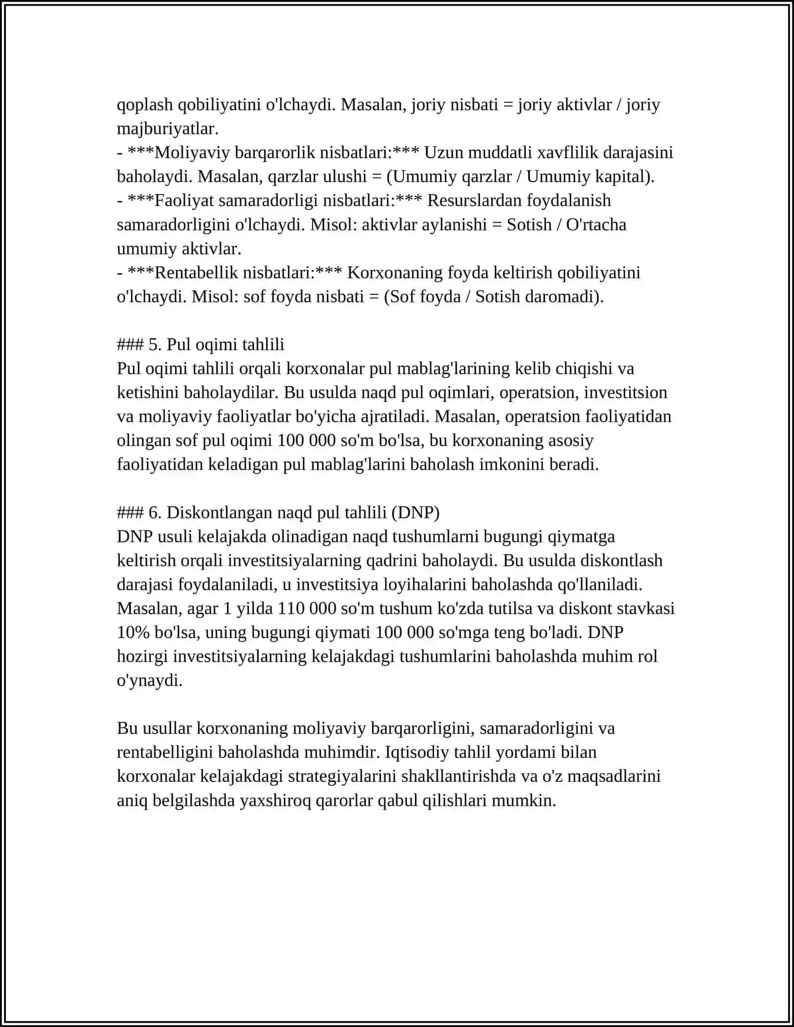 IQTISODIY MASALALARNI YECHISHNING BA'ZI USULLARI 4